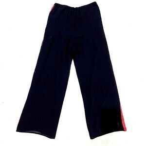 VTG Fabrice Silhouette Silk Chiffon Pants Beaded Art Deco Sz 12 EXTREMELY RARE